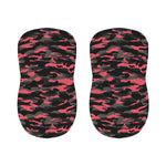 Black And Pink Camouflage Print Bar Stool Covers