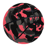 Black And Pink Camouflage Print Basketball