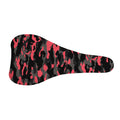 Black And Pink Camouflage Print Bicycle Seat Cover