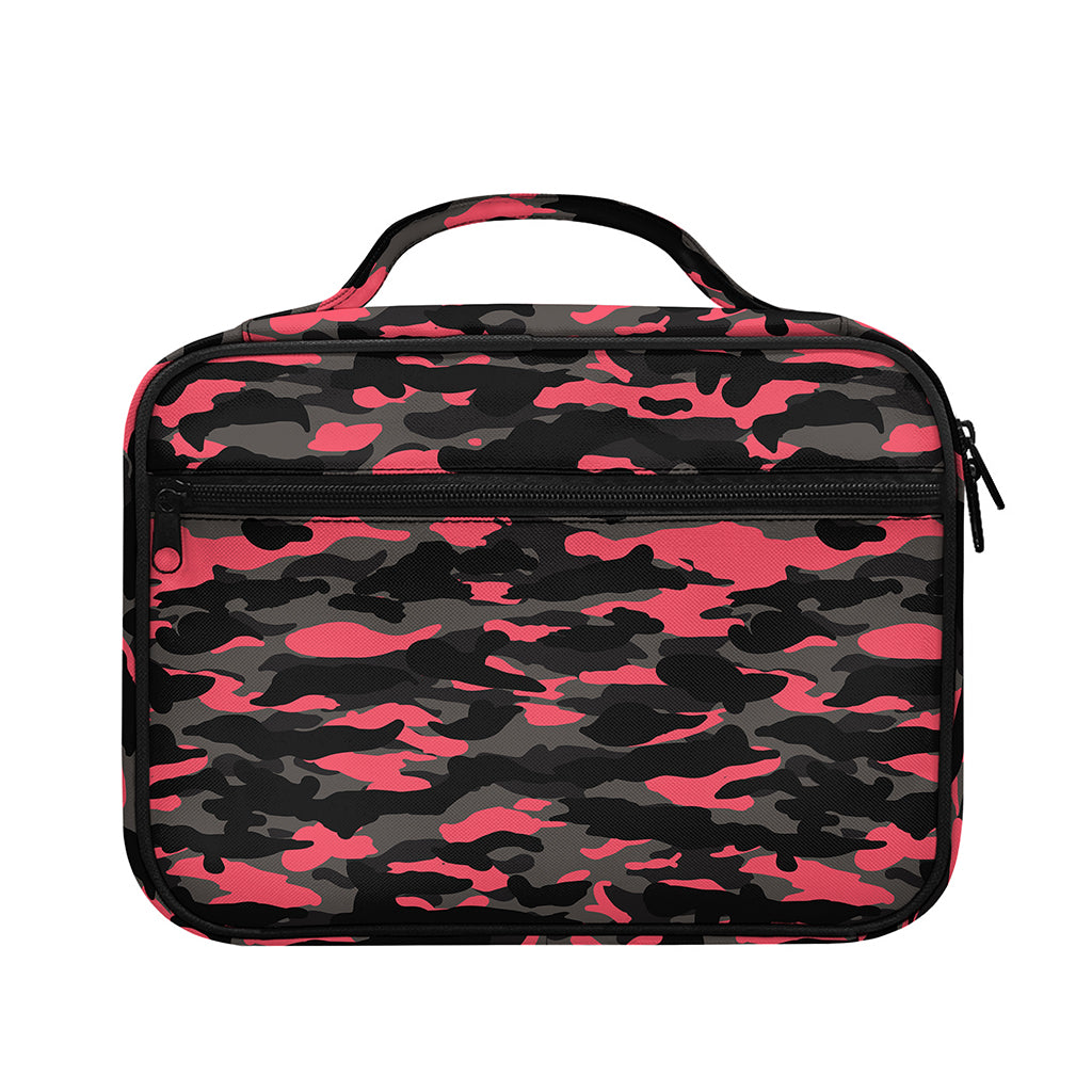 Black And Pink Camouflage Print Briefcase Bible Bag
