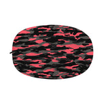 Black And Pink Camouflage Print Car Side Mirror Covers