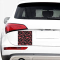 Black And Pink Camouflage Print Car Sticker