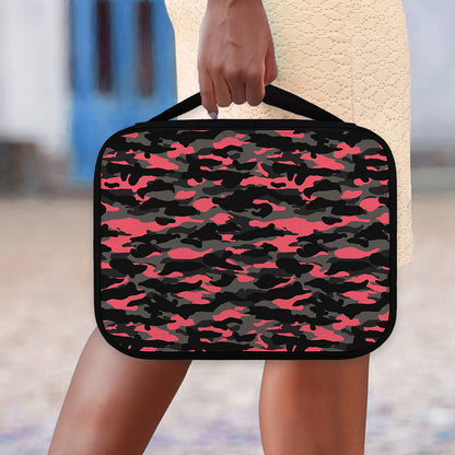Black And Pink Camouflage Print Classic Bible Case