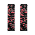 Black And Pink Camouflage Print Handle Covers