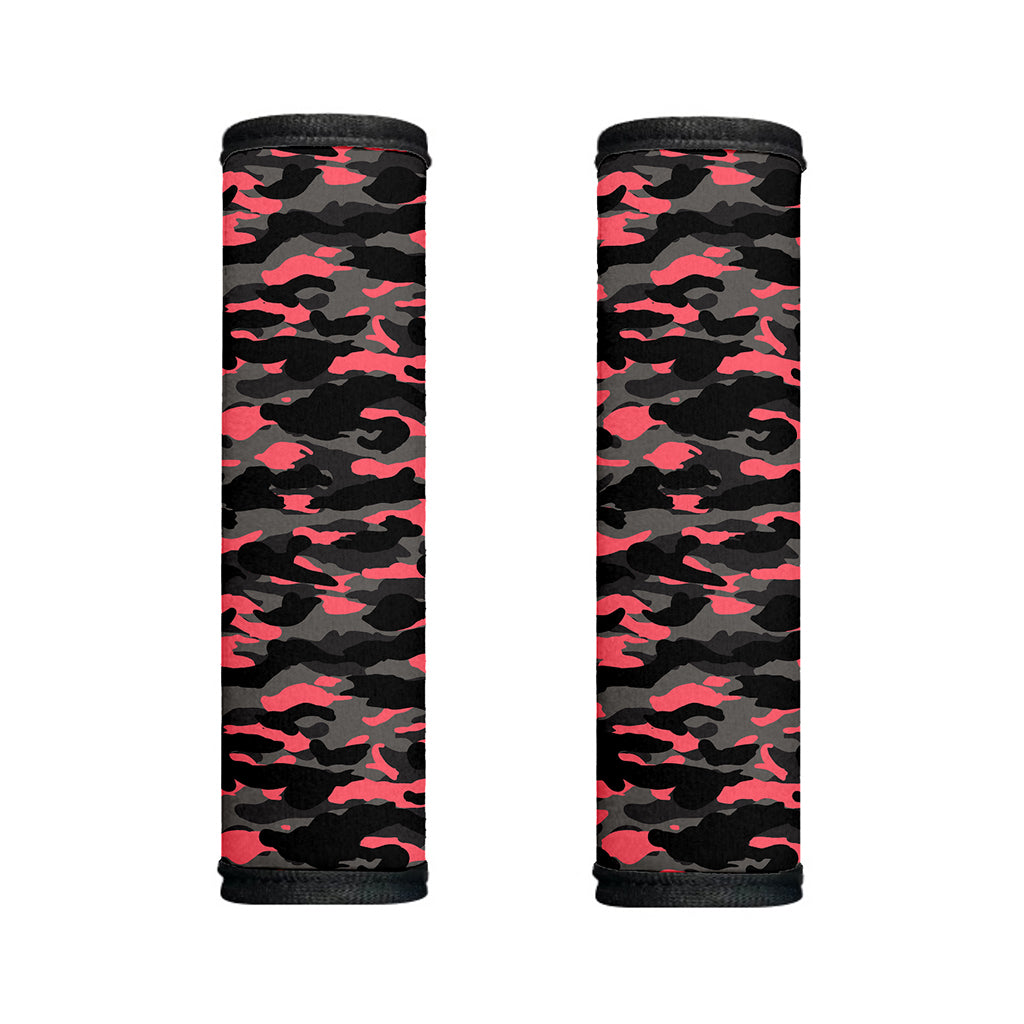 Black And Pink Camouflage Print Handle Covers