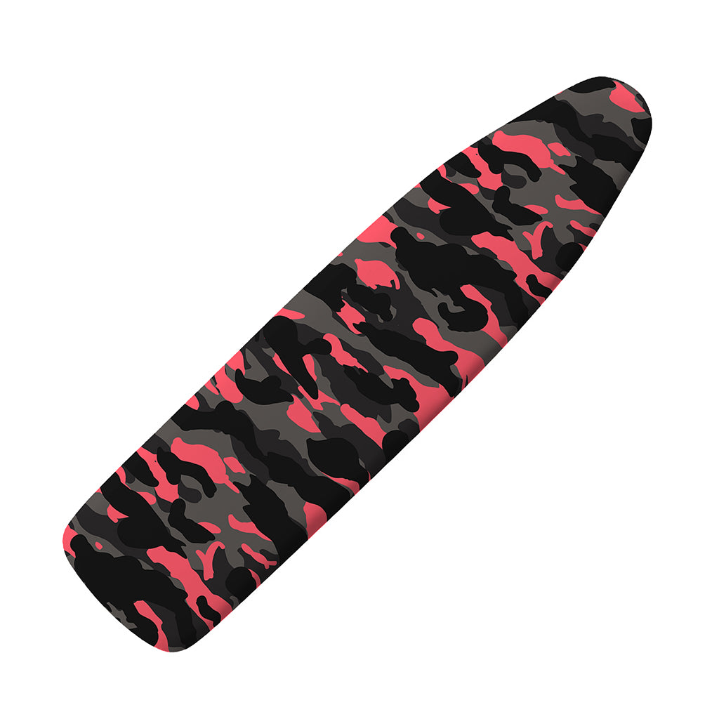 Black And Pink Camouflage Print Ironing Board Cover
