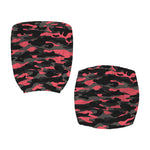 Black And Pink Camouflage Print Office Chair Cover