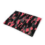 Black And Pink Camouflage Print Pet Cooling Mat Cover