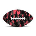 Black And Pink Camouflage Print Rugby Ball