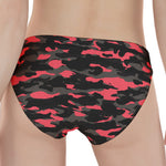 Black And Pink Camouflage Print Women's Panties
