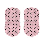 Black And Pink Cat Pattern Print Bar Stool Covers