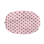 Black And Pink Cat Pattern Print Car Side Mirror Covers