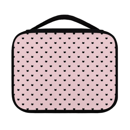 Black And Pink Cat Pattern Print Classic Bible Case