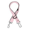 Black And Pink Cat Pattern Print Dog Seat Belt