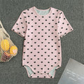 Black And Pink Cat Pattern Print Men's Bodysuit