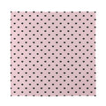 Black And Pink Cat Pattern Print Silk Bandana