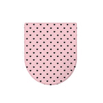 Black And Pink Cat Pattern Print Toilet Lid Cover