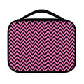 Black And Pink Chevron Pattern Print Classic Bible Case