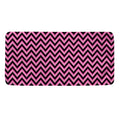 Black And Pink Chevron Pattern Print Towel