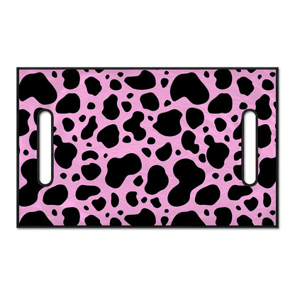Black And Pink Cow Print Golf Cart Seat Cover