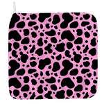 Black And Pink Cow Print Hand Towel