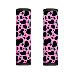 Black And Pink Cow Print Handle Covers