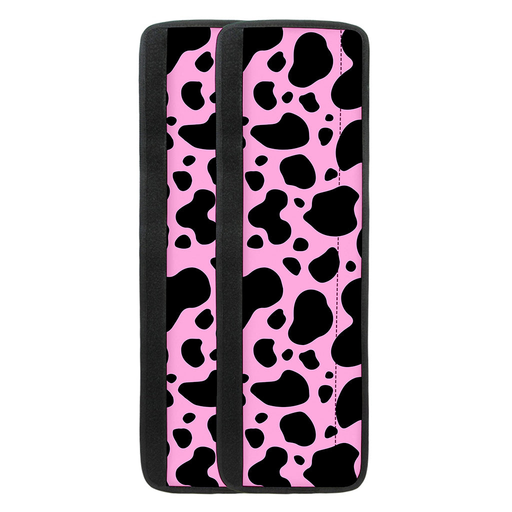 Black And Pink Cow Print Refrigerator Handle Covers