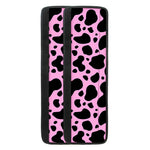 Black And Pink Cow Print Refrigerator Handle Covers