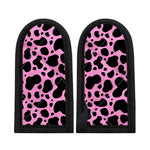 Black And Pink Cow Print Skillet Handle Cover