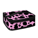 Black And Pink Cow Print Small Lunch Bag