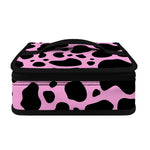 Black And Pink Cow Print Small Lunch Bag