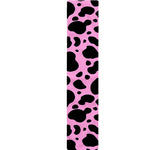 Black And Pink Cow Print Table Runner