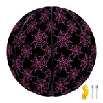 Black And Pink Spider Web Pattern Print Basketball