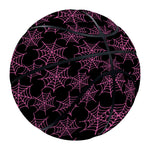 Black And Pink Spider Web Pattern Print Basketball
