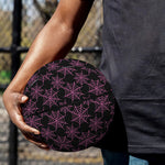 Black And Pink Spider Web Pattern Print Basketball