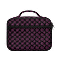 Black And Pink Spider Web Pattern Print Briefcase Bible Bag