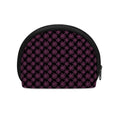 Black And Pink Spider Web Pattern Print Coin Purse