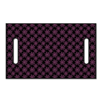 Black And Pink Spider Web Pattern Print Golf Cart Seat Cover