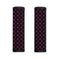 Black And Pink Spider Web Pattern Print Handle Covers