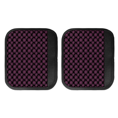 Black And Pink Spider Web Pattern Print Handle Covers