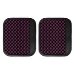 Black And Pink Spider Web Pattern Print Handle Covers