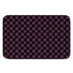 Black And Pink Spider Web Pattern Print Indoor Door Mat