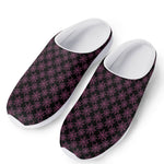 Black And Pink Spider Web Pattern Print Mesh Casual Shoes