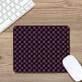 Black And Pink Spider Web Pattern Print Mouse Pad