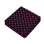 Black And Pink Spider Web Pattern Print Outdoor Seat Cushion Cover