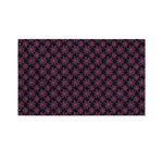 Black And Pink Spider Web Pattern Print Polyester Flag