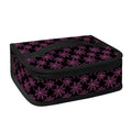 Black And Pink Spider Web Pattern Print Small Lunch Bag