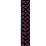 Black And Pink Spider Web Pattern Print Table Runner