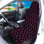 Black And Pink Spider Web Pattern Print Waterproof Car Seat Cover