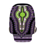 Black And Purple African Dashiki Print Baby Seat Cover